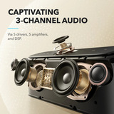 Anker Motion X600, Haut-parleur Noir, Bluetooth 5.3, 50 W, IPX7