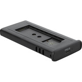 DeLOCK Boîtier externe pour SSD M.2 NVMe USB-C 40 Gbps avec RGB, Boîtier disque dur Gris/Noir, avec ventilateur