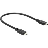 DeLOCK Boîtier externe pour SSD M.2 NVMe USB-C 40 Gbps avec RGB, Boîtier disque dur Gris/Noir, avec ventilateur