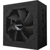 GIGABYTE GP-UD750GM PG5 alimentation  modulaire 750 watt Noir, 1x 12VHPWR, 4x PCIe, 750 W, 100 - 240 V, 12 A, Actif, 105 W, 732 W