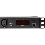 LogiLink PDU C13 à 8 voies commutable par IP, Bloc d'alimentation Noir