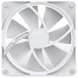 NZXT F140 RGB Single 140x140x26, Ventilateur de boîtier Blanc, Ventilateur unique, sans contrôleur