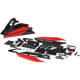 Res-Tech GT Cockpit + Carbon Seat, Simulateur de course Noir/Rouge, Siège fibre de carbone