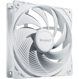 be quiet! Pure Wings 3 PWM high-speed ventilateur de boîtier Blanc, 120 x 120 x 25 mm, Ventilateur, 12 cm, 2100 tr/min, 101,2 m³/h, Blanc