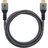 goobay Plus Câble HDMI haut débit avec Ethernet Gris, 2 mètres