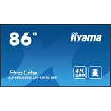 iiyama ProLite LH8665UHSB-B1, Affichage public Noir