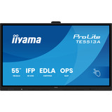 iiyama ProLite TE5513A-B1AG, Affichage public Noir, Touch, HDMI, DisplayPort, Audio, LAN, WiFi 6, USB-C, Android 14
