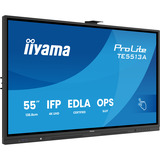 iiyama ProLite TE5513A-B1AG, Affichage public Noir, Touch, HDMI, DisplayPort, Audio, LAN, WiFi 6, USB-C, Android 14