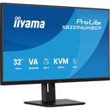 iiyama ProLite XB3294UHSCP-B1 31.5" 4K UHD Moniteur  Noir, 2x HDMI, DisplayPort, 2x USB-A, 2x USB-C