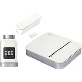 Bosch Smart Home Contrôleur + Thermostat de radiateur intelligent II + Contacteur de porte/fenêtre II, Bundle Blanc