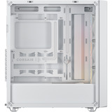 Corsair Corsair 3200D RS ARGB White boîtier midi tower Blanc | 1x USB-A | 1x USB-C | RGB | Verre Trempé