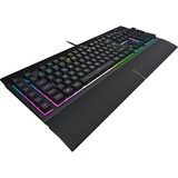 Corsair K55 RGB PRO XT, clavier gaming Noir, Layout BE, Membrane, LED RGB