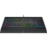 Corsair K55 RGB PRO XT, clavier gaming Noir, Layout BE, Membrane, LED RGB