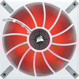 Corsair ML140 LED ELITE Red ventilateur de boîtier Blanc, 140 x 140 x 25 mm, PWM