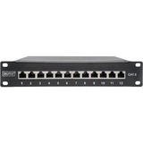 Digitus Panneau de brassage 10" Cat.6 12 ports 1U Noir