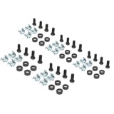 Digitus Étriers de gestion des câbles pour armoires 2U, Guide-câble Gris, 10 pièces