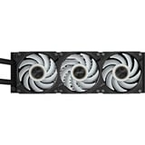 GIGABYTE AORUS WATERFORCE II 360, Watercooling Noir, écran LCD en couleur, DAISY-CHAIN, compatible avec Intel LGA 1851 et AMD AM5, Refroidisseur de liquide tout-en-un, 12 cm, Noir