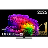 LG OLED evo AI G6 65" Ultra HD TV OLED Noir, 4x HDMI, 3x USB, Optique, Bluetooth, LAN, WLAN, CI+, HDR10, Dolby Vision