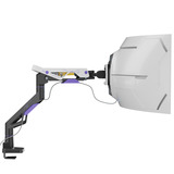 Neomounts DS70-256BL1 24-57" - vérin à gaz - Topfix - arrêt à 180°, Support de moniteur Noir