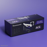 Neomounts DS70-256BL1 24-57" - vérin à gaz - Topfix - arrêt à 180°, Support de moniteur Noir