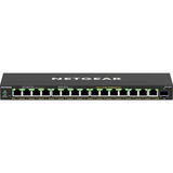 Netgear GS316EPP, Switch Noir, Géré, Gigabit Ethernet (10/100/1000), Full duplex, Connexion Ethernet, supportant l'alimentation via ce port (PoE)