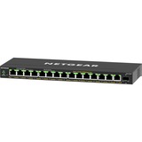 Netgear GS316EPP, Switch Noir, Géré, Gigabit Ethernet (10/100/1000), Full duplex, Connexion Ethernet, supportant l'alimentation via ce port (PoE)