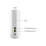 Netgear Netg Orbi 370 2pack Dual-Band WiFi 7 Mes, Routeur maillé Blanc
