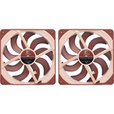 Noctua NF-A14x25 G2 PWM Sx2-PP, Ventilateur de boîtier connexion PWM, 2 ventilateurs