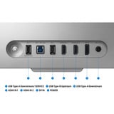 Samsung Odyssey 3D G90XF 27" 4K UHD Moniteur gaming  Argent, 165 Hz, 3D, HDMI, DisplayPort, USB, Audio, AMD FreeSync