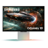 Samsung Odyssey 3D G90XF 27" 4K Ultra HD Moniteur gaming Argent, 1x DisplayPort, 2x HDMI, 2x USB-A, 165 Hz