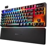 SteelSeries Apex Pro Gen 3 TKL Wireless RGB clavier gaming mécanique Noir, Layout FR (AZERTY), SteelSeries OmniPoint 3.0, 80% (TKL), Bluetooth, 2.4 GHz, USB