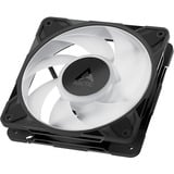 ARCTIC P12 Pro A-RGB ventilateurs de boîtier Noir, 3 pièces, 120 x 120 x 25 mm, PWM, Ventilateur, 12 cm, 131 m³/h, Noir, Blanc
