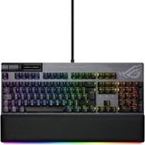 ASUS ROG Strix Flare II Animate, clavier gaming Gunmetal/Noir, Layout États-Unis, US lay-out, ROG NX Red