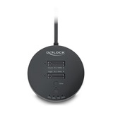 DeLOCK Station d'accueil USB-C M.2 pour 2x SSD M.2 NVMe PCIe Noir, avec fonction de clonage