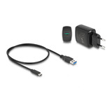 DeLOCK Station d'accueil USB-C M.2 pour 2x SSD M.2 NVMe PCIe Noir, avec fonction de clonage