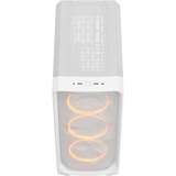 Fractal Design Meshify 3 RGB TG Clear Tint boîtier midi tower Blanc | 2x USB-A | 1x USB-C | RGB | Verre Trempé