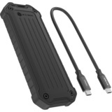ICY BOX IB-1827MCP-C31, Boîtier disque dur Noir, USB-C 3.2 (10 Gbit/s)