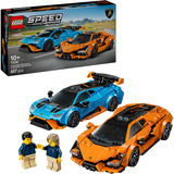 LEGO Speed Champions - Lamborghini Revuelto et Huracán STO, Jouets de construction 77238