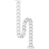 Neomounts ADS06-130WH, Guide-câble Blanc