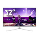 Philips Evnia 32M2N8900P 31.5" 4K Ultra HD Moniteur gaming Blanc, 1x DisplayPort, 2x HDMI, 1x USB-C, 2x USB-A, 240 Hz