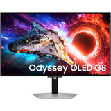 Samsung Odyssey OLED G8 G80SH 32" 4K UHD Moniteur gaming  Argent, 2x HDMI, DisplayPort, 2x USB-A, USB-C, 240 Hz