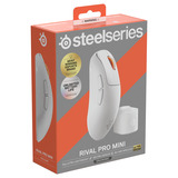 SteelSeries Rival Pro Mini, Souris gaming Blanc, 100 - 42 000 DPI, 8K, UWB / 6 GHz