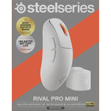 SteelSeries Rival Pro Mini, Souris gaming Blanc, 100 - 42 000 DPI, 8K, UWB / 6 GHz