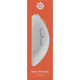 SteelSeries Rival Pro Mini, Souris gaming Blanc, 100 - 42 000 DPI, 8K, UWB / 6 GHz