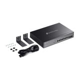 TP-Link Omada SG2210MP JetStream Smart Switch Gigabit 10 ports Noir, 8x PoE+, 2x Gigabit SFP