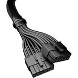 be quiet! Câble adaptateur PCIe 12VHPWR Noir, 0,6 m, 12VHPWR, 12VHPWR, Mâle, Mâle, Droit