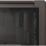 ASUS ProArt PA602 Wood Edition - Tempered Glass boîtier big tower Bois | 4x USB-A | 1x USB-C | Window