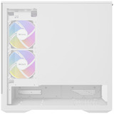 Antec  boîtier mini tower Blanc | 1x USB-A | 1x USB-C | Window