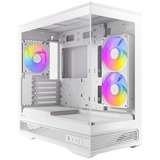 Antec  boîtier mini tower Blanc | 1x USB-A | 1x USB-C | Window