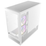 Antec  boîtier mini tower Blanc | 1x USB-A | 1x USB-C | Window